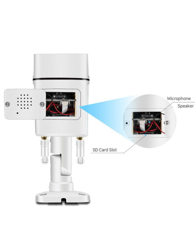 Зовнішня IP-камера Besder BS-IPC-60S04MW-XMT201 біла