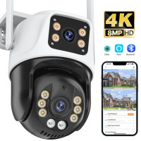 Внешняя IP-камера DEREVIN XM58 8MP белая