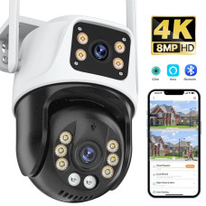 Зовнішня IP-камера DEREVIN XM58 4MP біла
